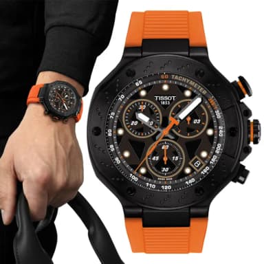 【TISSOT 天梭 官方授權】T-RACE 競速時尚計時腕錶 畢業禮物 送禮 推薦(T1414173705102)