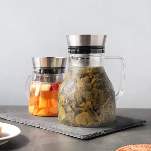 【Driver】甘丹茶壺-1000ml(專利設計 功夫茶具 泡茶壺 沖茶壺 熱茶壺 沏茶壺 冷泡茶 耐熱玻璃壺)