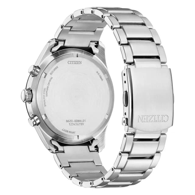 【CITIZEN 星辰】Chronograph系列 時尚光動能計時腕錶 七夕 情人節 送禮 推薦(CA4674-58X)