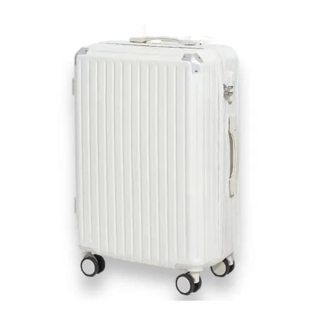 【Bogazy】Travel遊趣 20吋USB充電/掛勾/杯架多功能行李箱登機箱(光燦白)