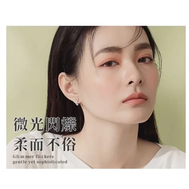 【韓妞必備】典雅溫柔系999純銀花朵耳環-一對(設計感圈圈耳環 耳針 耳釘 上班族 日常百搭 氣質)