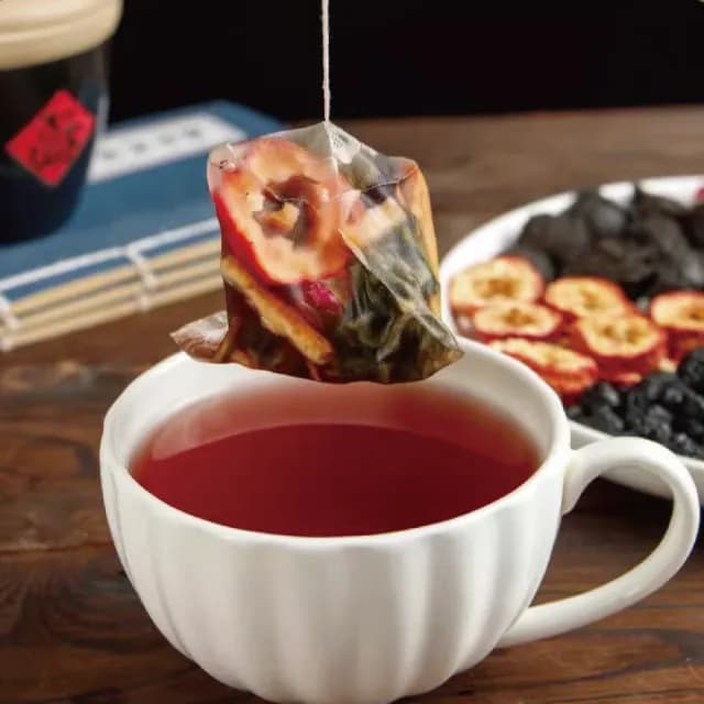 【DING CAO 鼎草】桑葚烏梅山楂玫瑰茶7gx10入/袋(荷葉陳皮橘皮 酸梅三角茶包 花茶天然)