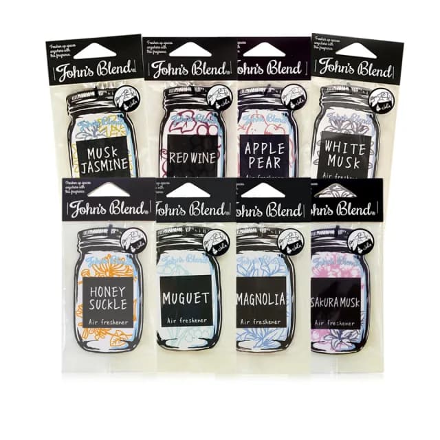 【日本John’s Blend】香氛掛片3片組(公司貨/任選/交換禮物/聖誕禮物)