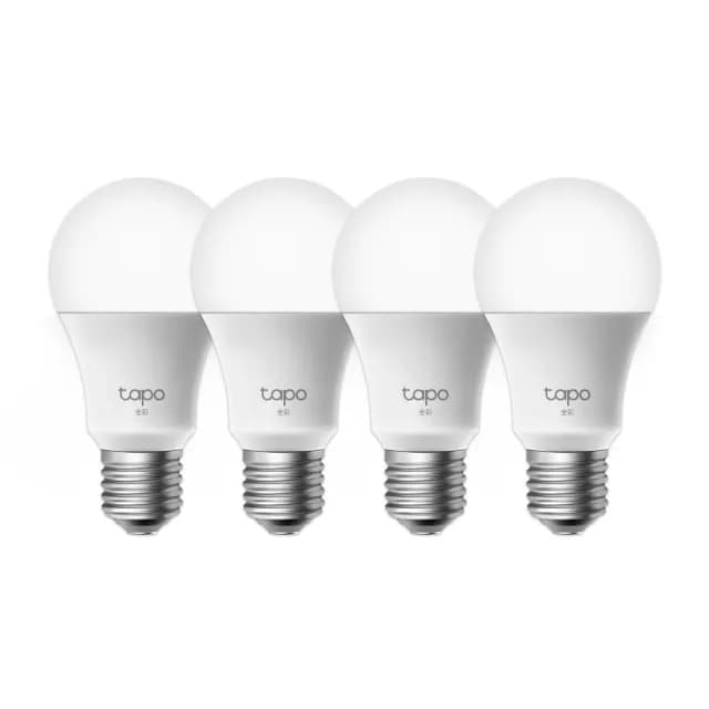 (四入組)【TP-Link】Tapo L530E 白光/黃光/自然光 8.7W 節能LED Wi-Fi 智慧照明 全彩智能燈泡(支援Google音