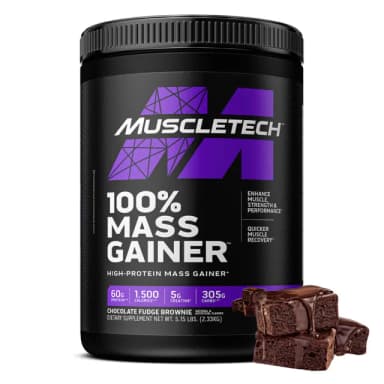 【Muscletech 肌肉科技】高熱量乳清蛋白5.15磅(巧克力布朗尼)