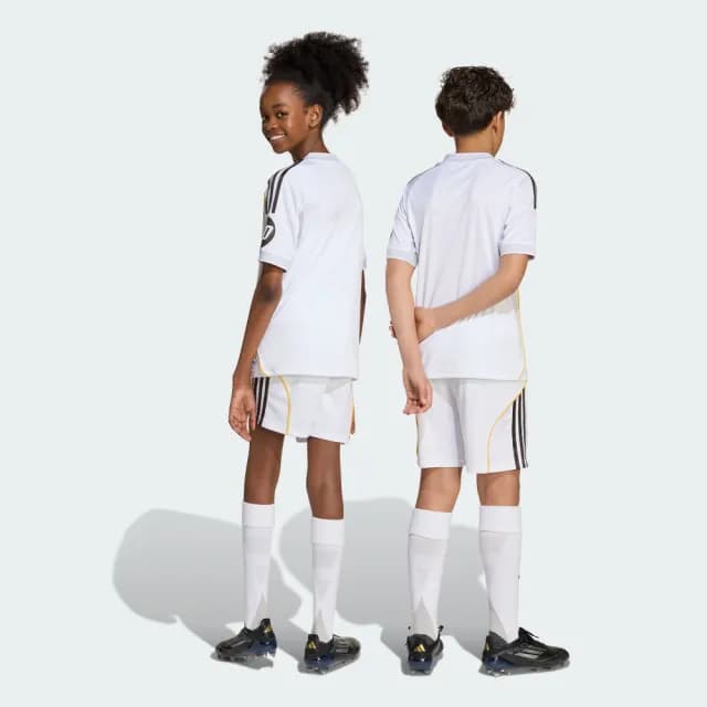 【adidas 愛迪達】皇家馬德里 主場球褲 吸濕排汗 足球 童裝 JN8878