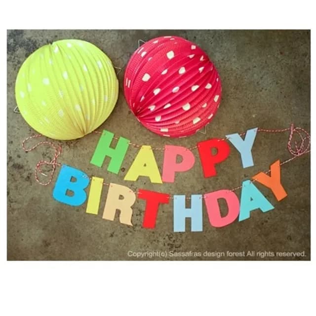 【橘魔法】HAPPY BIRTHDAY 生日快樂拉條(拉條 場地布置 兒童房 活動派對 兒童派對 裝飾)
