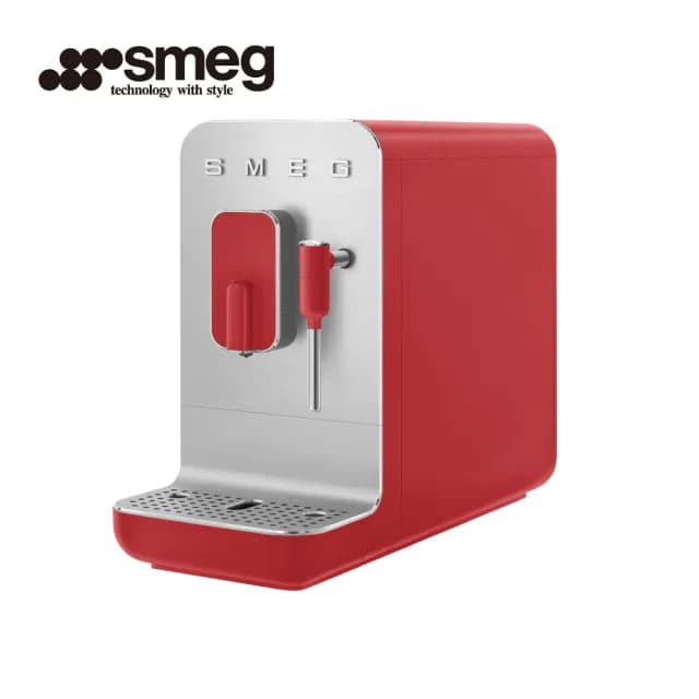 【SMEG】義大利全自動義式咖啡機-魅惑紅(BCC02RDMUS)