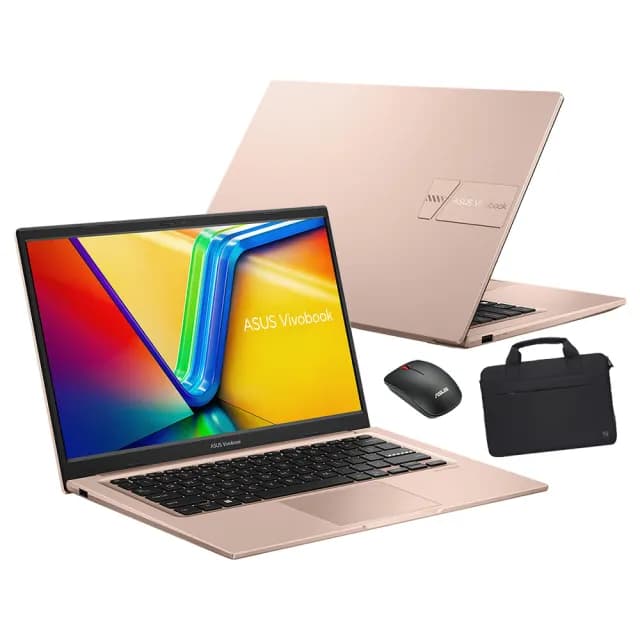 【ASUS】筆電包/滑鼠組★14吋i5輕薄16G筆電(VivoBook X1404VA/i5 十核心/16G/512G SSD/W11)