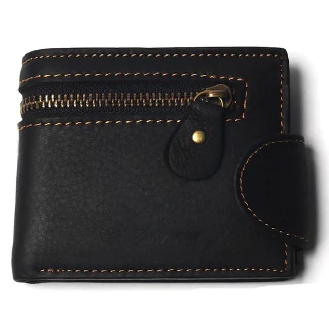 【LEEHER】雙11 男生皮夾/釦式錢包/牛皮錢包/瘋馬皮/錢夾/多卡位/頭層牛皮/卡包/皮夾/短夾/真皮