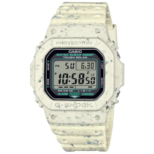 【CASIO 卡西歐】G-SHOCK 太陽能電力 環保色彩電子腕錶 父親節 禮物 送禮 推薦(G-5600BG-5)