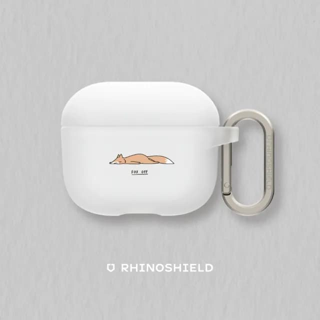 【RHINOSHIELD 犀牛盾】AirPods Pro2/Pro/第4/3/2/1代 無線耳機保護殼/I Love Doodle-狐狸(I Love Doodle)