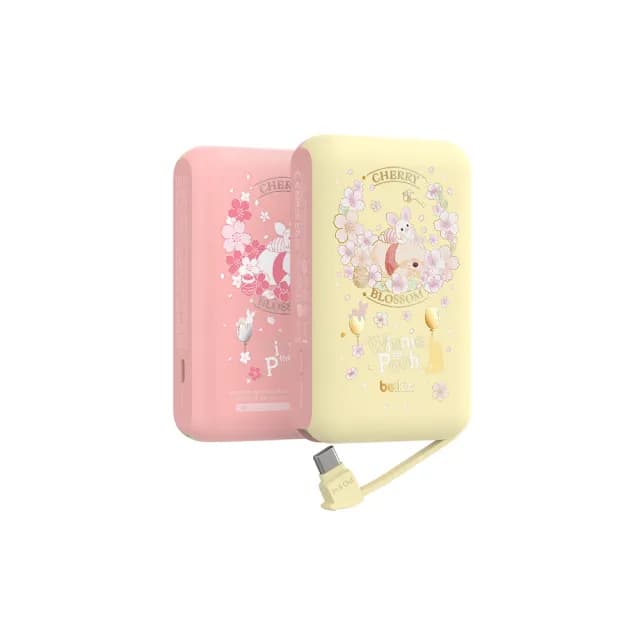 【BELKIN】BoostCharge 20W自帶USB-C線快充行動電源_10000mAh_迪士尼系列-小熊維尼(BPB021qcWP-DY)