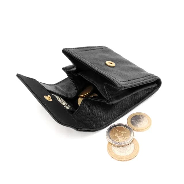 【PORTER INTERNATIONAL】復古品味MORI零錢包(黑)