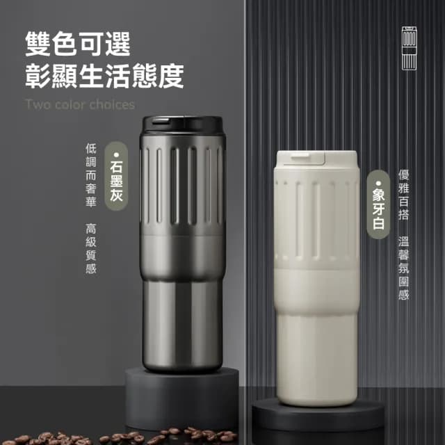 【NICOH】電動便攜研磨咖啡機a NK-B07B石墨灰色(雙杯分享款)
