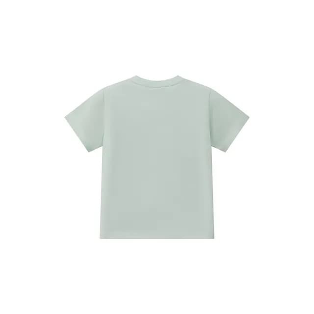 【GIORDANO 佐丹奴】童裝可愛水獺印花短袖上衣(63 冰河綠)