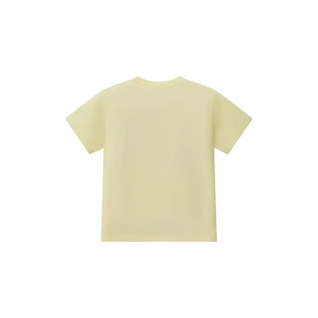 【GIORDANO 佐丹奴】童裝可愛水獺印花短袖上衣(65 蠟黃)
