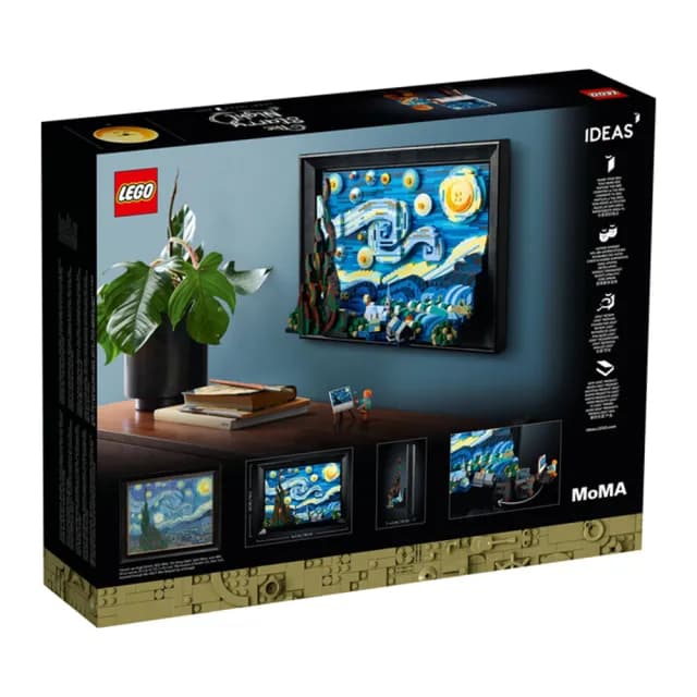 【LEGO 樂高】Ideas 21333 Vincent van Gogh - The Starry Night(梵谷 星夜 禮物 居家擺設)