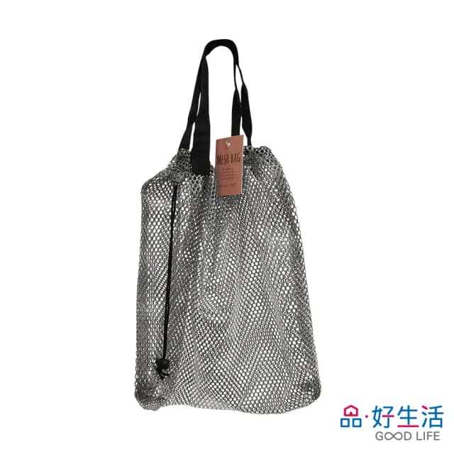 【GOOD LIFE 品好生活】父親節禮物 彩色網織束口手提袋（45x35cm）(日本直送 均一價)
