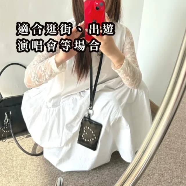 【酷妹】愛心鉚釘掛脖小包(零錢包 證件套 隨身包 零錢包 卡包 迷你包)