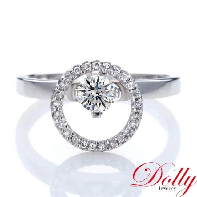 【DOLLY】買一送一 8克拉 天然丹泉石18K金鑽石項鍊(現貨 母親節 長輩送禮首選)