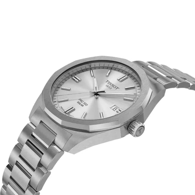 【TISSOT 天梭 官方授權】PRC 100系列 李棟旭配戴款  時尚太陽能腕錶 畢業禮物 送禮 推薦(T1514221103100)