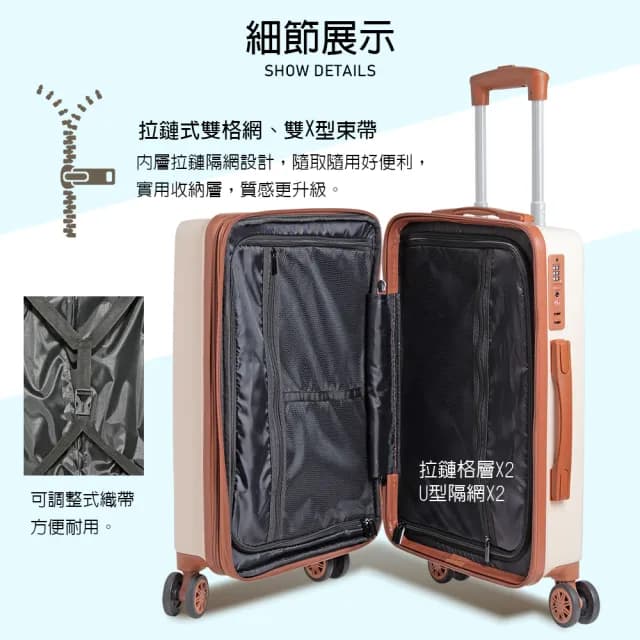 【LYNX官方直營】美國山貓 28吋行李箱(福利品、雙層齒防爆拉鏈、TSA海關鎖、360度飛機輪、可加大)