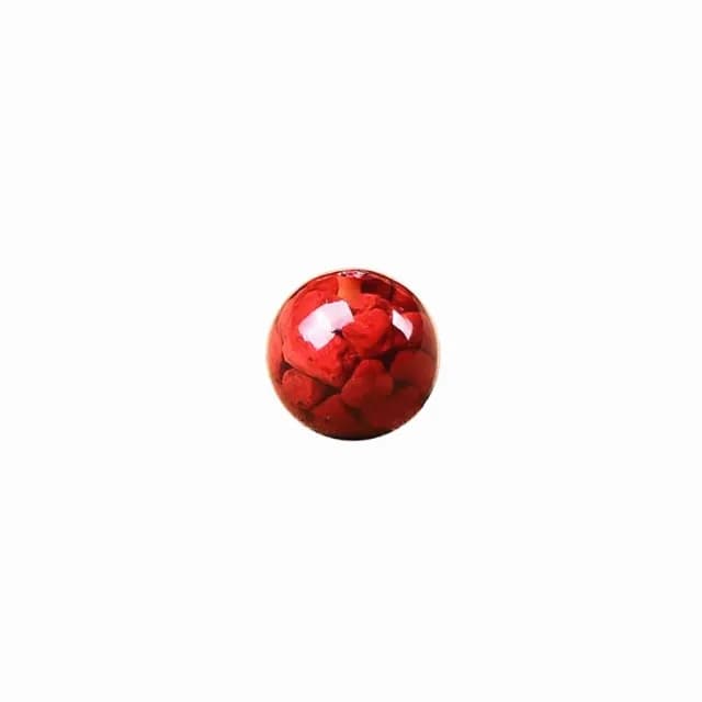 【Penny珮妮】避邪晶體硃砂925純銀項鍊12mm(生日禮物 母親節 交換禮物 情人節 送女友 尾牙 新年 結婚)