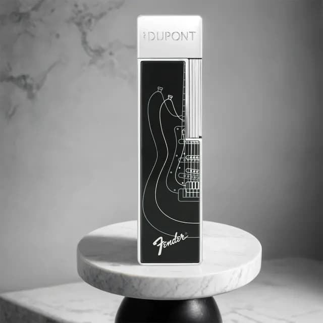 【S.T.Dupont 都彭】x Fender 聯名款 Twiggy 噴射式打火機-電吉他圖騰 送禮 禮物 推薦(030025)