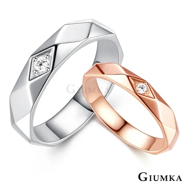 【GIUMKA】純銀戒指．情人禮物．開運．情侶對戒-單個價