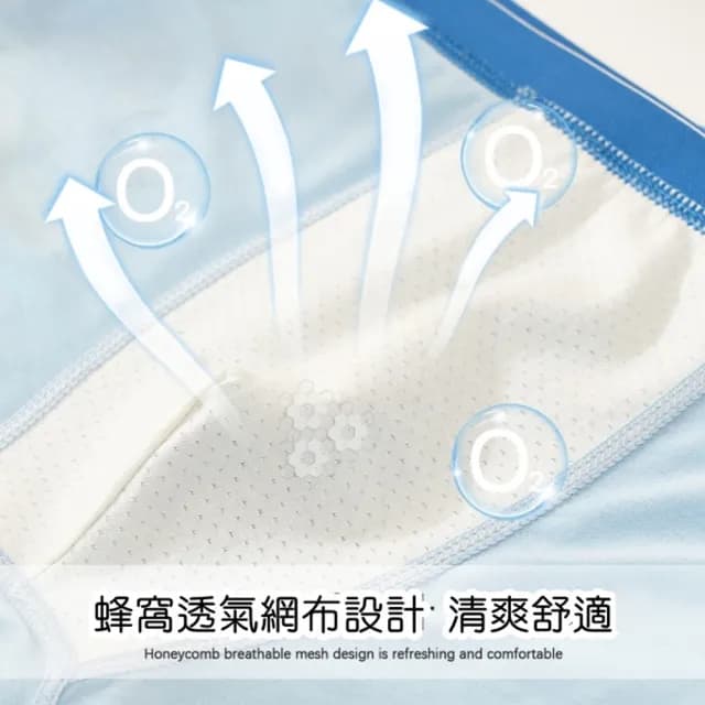【橘魔法】（4件一組）大童 男童莫代爾涼感冰絲內褲(平角內褲 四角褲 安全褲 貼身衣物 童裝)