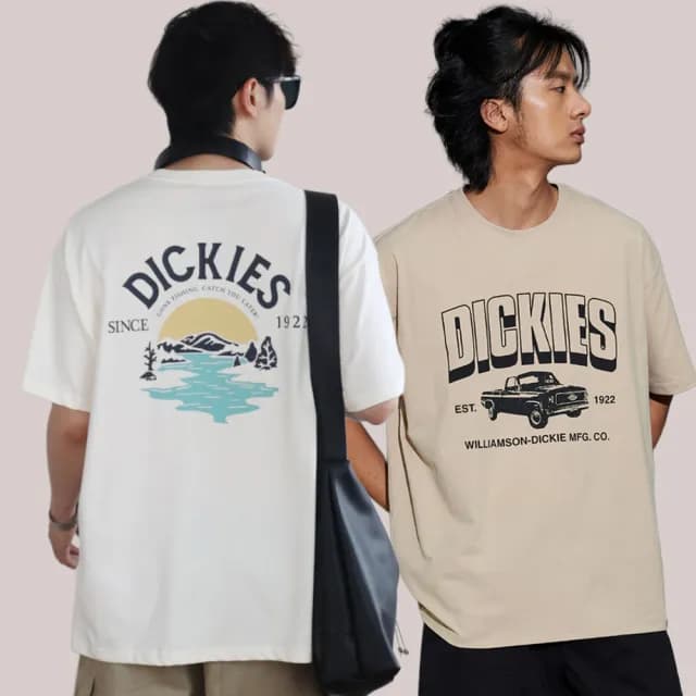 【Dickies】男女款美式復古風短袖T恤(多款任選)