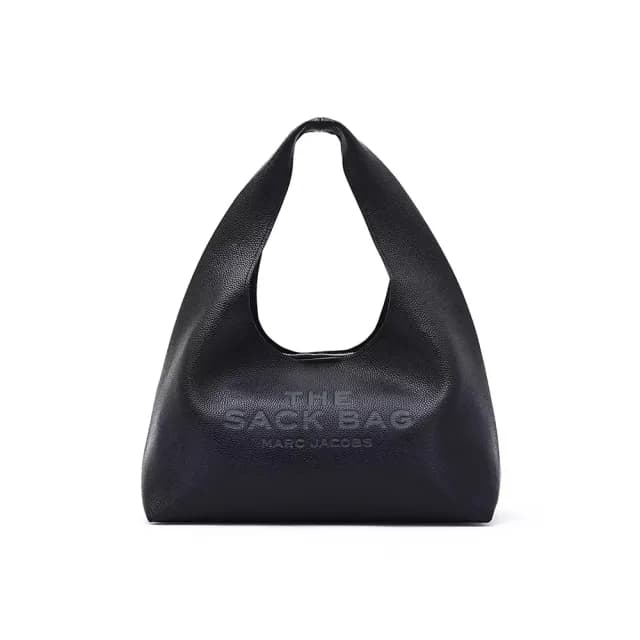 【MARC JACOBS】官方直送 THE SACK 黑色大型皮革手袋