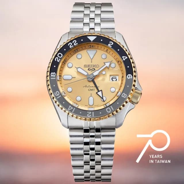 【SEIKO 精工】5 Sports B-boy Quake 台灣70週年 機械腕錶 父親節 禮物 送禮 推薦(SSK044K1/4R34-00M0K)