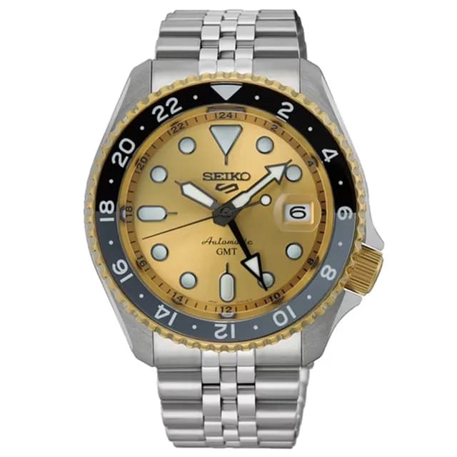 【SEIKO 精工】5 Sports系列 台灣70週年 GMT機械腕錶 父親節 禮物  送禮 推薦(SSK044K1/4R34-00M0K)