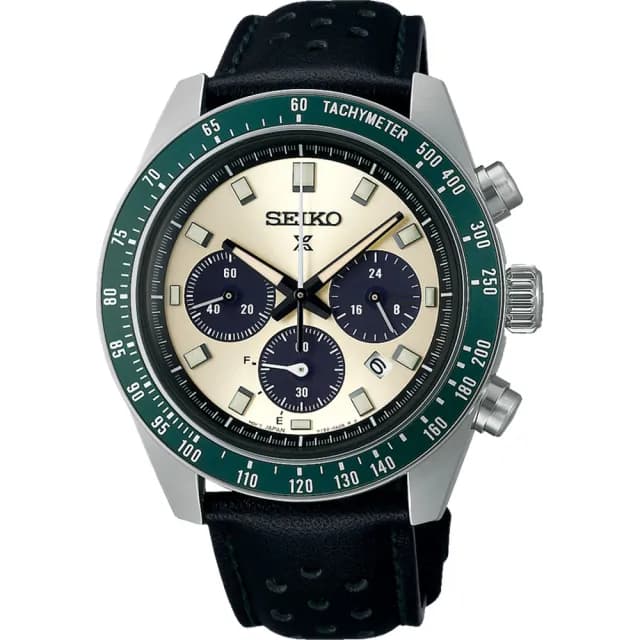 【SEIKO 精工】Prospex Speedtimer 太陽能三眼計時手錶 新年 禮物 推薦(SSC943P1/V192-0AH0F)