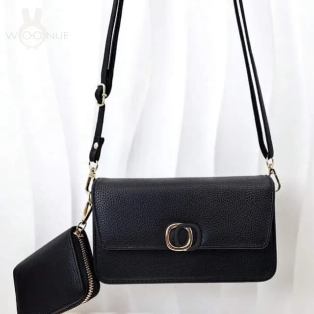 【WOONUE】專櫃高質感輕旅多功能簡約側背包側肩包斜背包(情人老婆聖誕女兒母親生日節禮物)