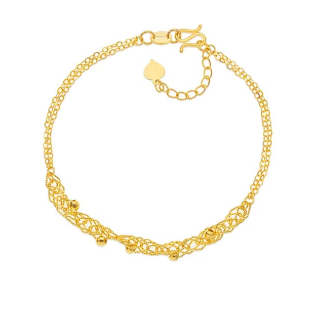 【金瑞利】雙11 黃金手鍊 0.81錢(±1厘)