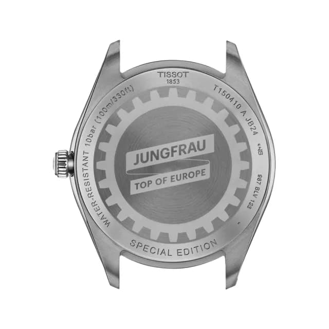【TISSOT 天梭 官方授權】PR100 少女峰鐵路 時尚石英腕錶 七夕 情人節 送禮 推薦(T1504101103100)