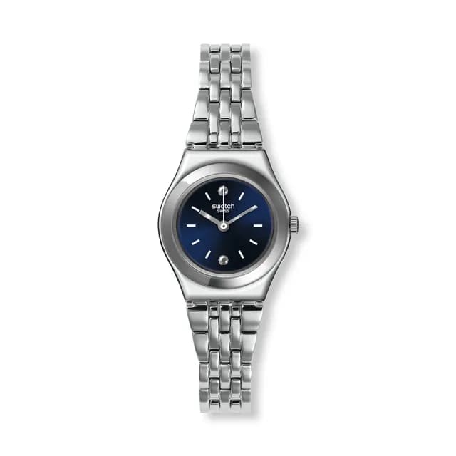 【SWATCH】SLOANE 金屬手錶/女錶/瑞士製造 YSS288G(25mm)