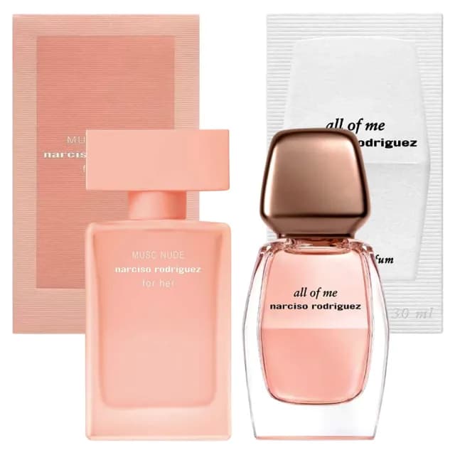 【NARCISO RODRIGUEZ】粉裸繆思/傾我女性淡香精30ml任1款(專櫃公司貨)