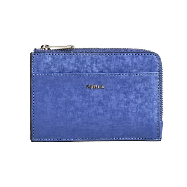 【FURLA 芙拉】FURLA BABYLON 4卡式拉鏈零錢包(藍)