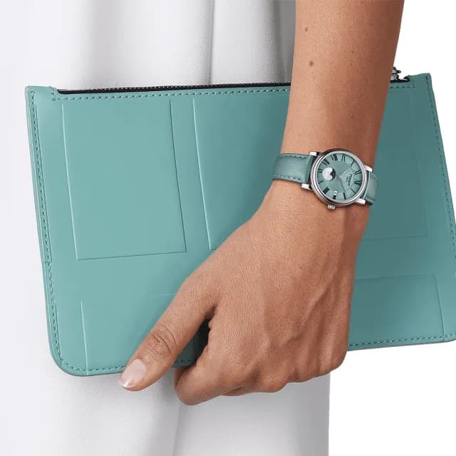 【TISSOT 天梭】Carson 羅馬月相石英女錶-32mm 手錶 送禮 推薦(T1222231635300)