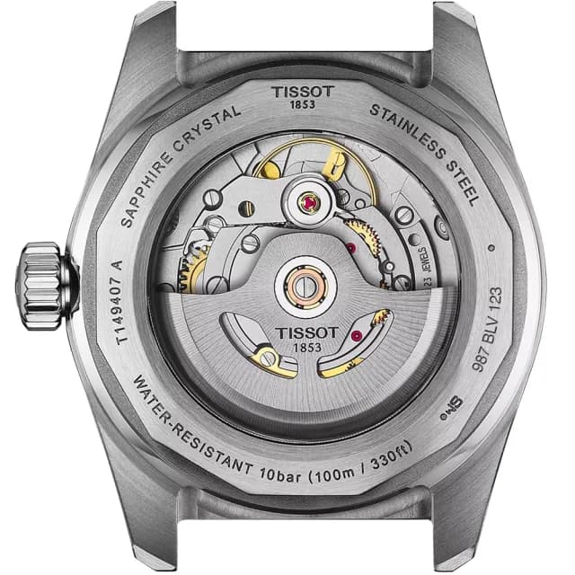 【TISSOT 天梭】PR516 80小時動力儲存機械錶-38mm 七夕 情人節禮物(T1494071605100)