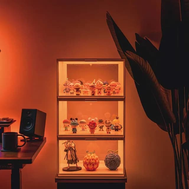 【nanoleaf】RGB 智能展示收納盒擴充組1入-不含電源及控制器(RGB 收納 公仔 氣氛燈 LED燈 壁燈 鞋盒)