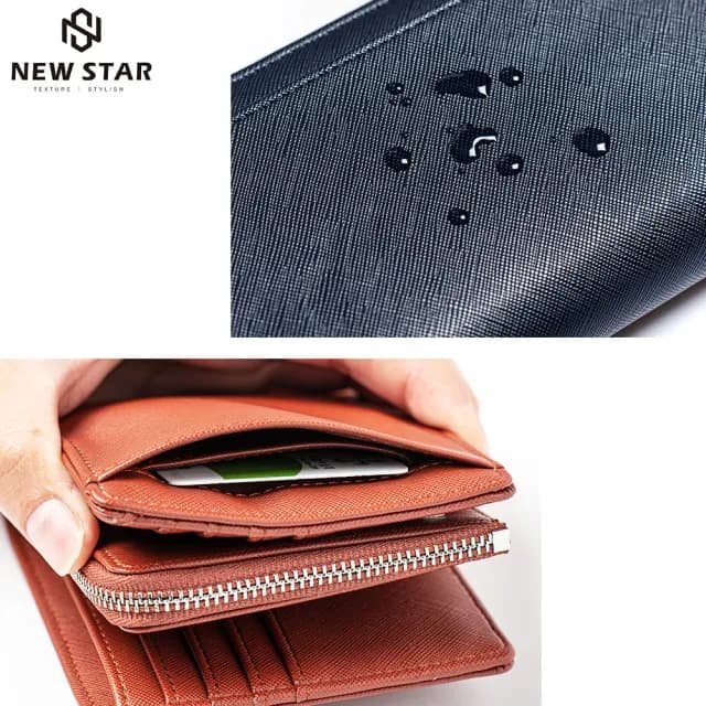 【NEW STAR】質感輕量防盜刷友善皮革短夾 零錢 男 女 男皮夾 現貨 CA166(錢包 情人節 禮物)