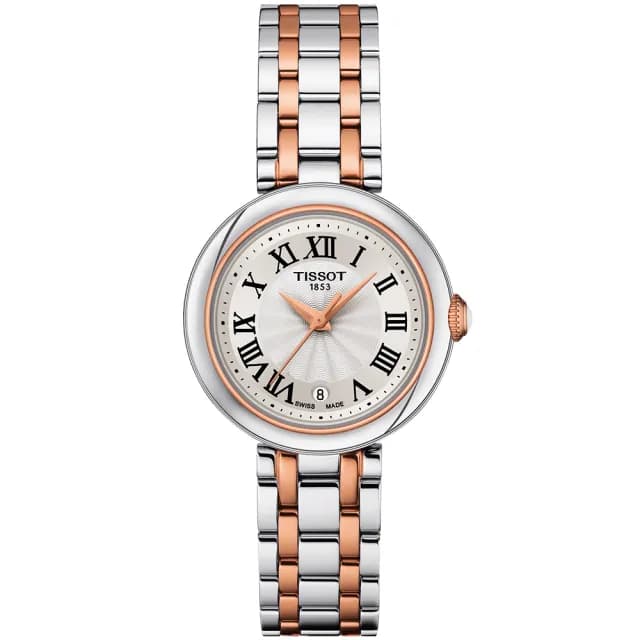 【TISSOT 天梭】BELLISSIMA 羅馬石英女錶 手錶 送禮 推薦(T1260102201301)