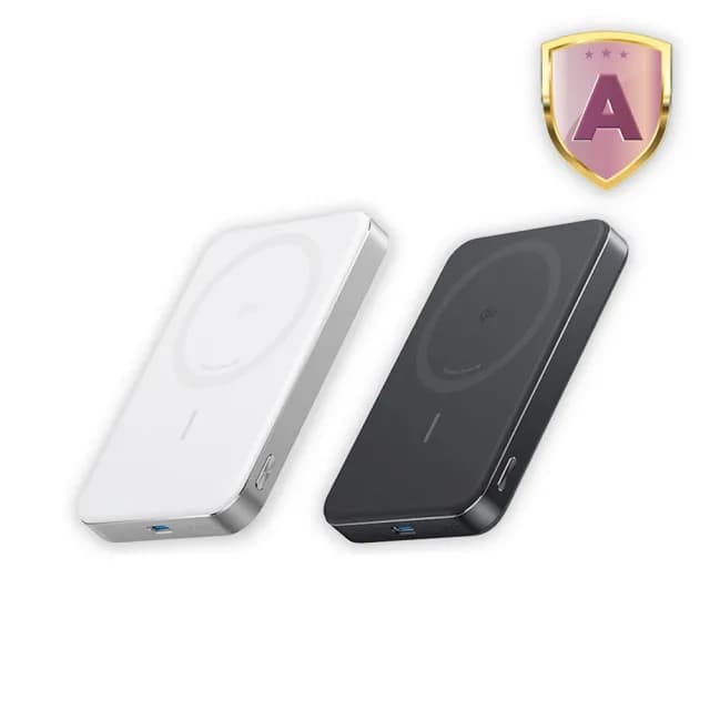 【ANKER】超值2入組 授權直營 A1664 超薄磁吸行動電源10000mAh Qi2(黑/白 Wh標示/MagSafe/溫度監控/輕薄)