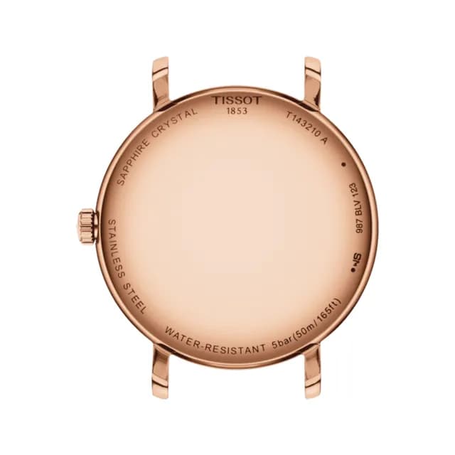 【TISSOT 天梭】Everytime 經典雋永米蘭女錶-古銅色 手錶 送禮 推薦(T1432103333100)