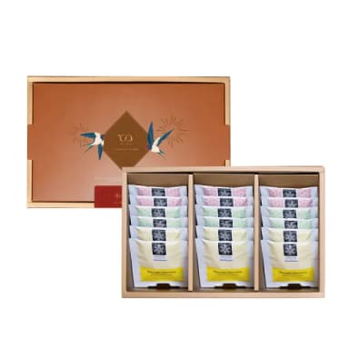 【Samova】祝福之馨 茶饗中秋禮盒(德國天然茶包18入/洋甘菊茶/水果茶/綠國寶茶/草本綠茶)